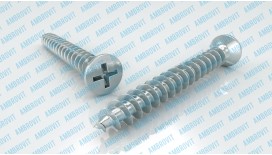 СЛЕГКА ЗАКРУГЛЕННАЯ ГОЛОВА PH ПОЛНАЯ РЕЗЬБА