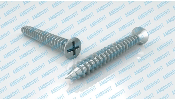 РЕМОНТНЫЕ ВИНТЫ CЛЕГКА ЗАКРУГЛЕННАЯ ГОЛОВА,  ДВУХЗАХОДНАЯ РЕЗЬБА PH