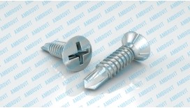 Самосверлящие cо слегка закруглённой потайной головкой PH с ребрами для раззенковки