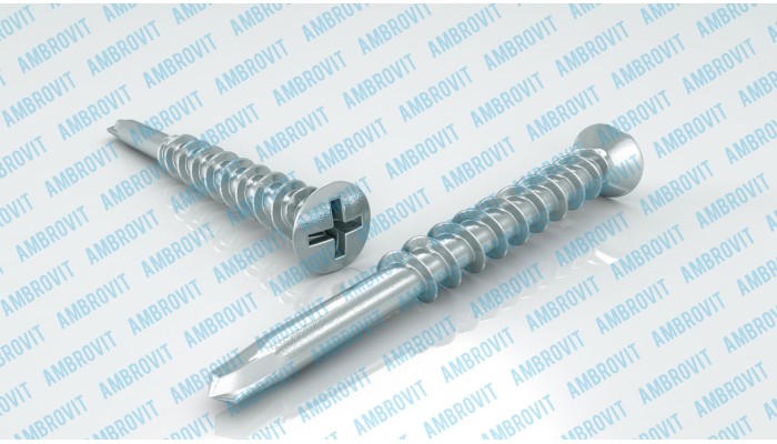 САМОСВЕРЛЯЩИЕ CО СЛЕГКАЗАКРУГЛЕННОЙ ПОТАЙНОЙ ГОЛОВКОЙ PH,  СПЕЦ.CВЕРЛО