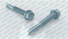 ШЕСТИГРАННАЯ ГОЛОВКА С ПРЕССШАЙБОЙ И СВЕРХДЛ.  НАКОНЕЧНИКОМ