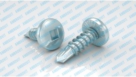 ПОЛУСФЕРИЧЕСКАЯ ЗУБЧАТАЯ ГОЛОВКА,  КВАДРАТНЫЙ ШЛИЦ