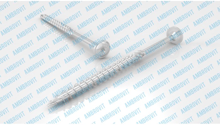 Саморез для деревянных конструкций с пресшайбой 