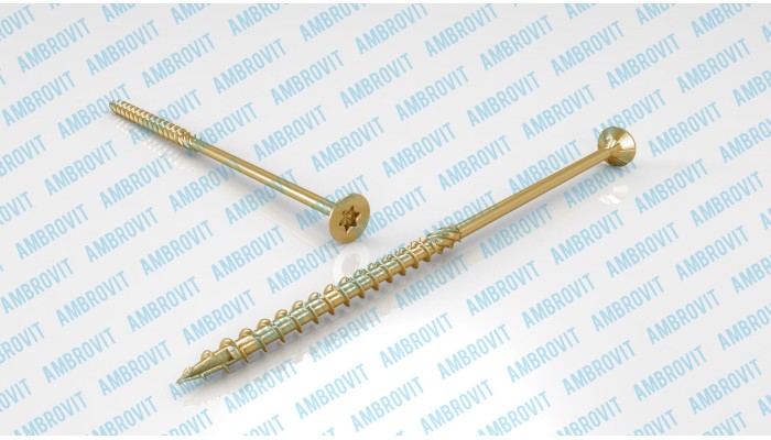 Саморез для деревянных конструкций с потайной головкой 